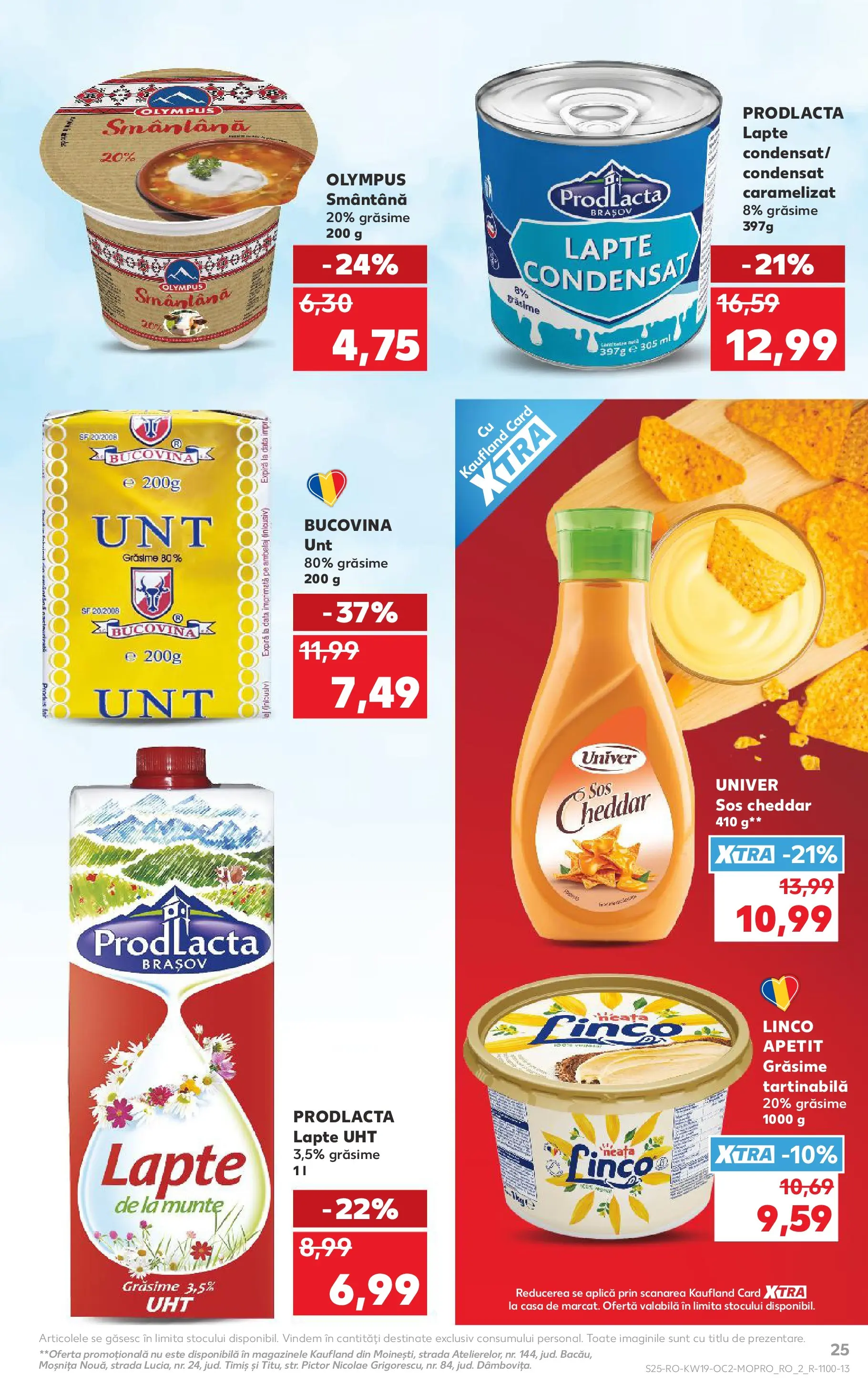 Kaufland Arad 06.05.2026 - Revista si Oferta | Pagină: 25 | Produse: Lapte, Unt, Smântână, Sos