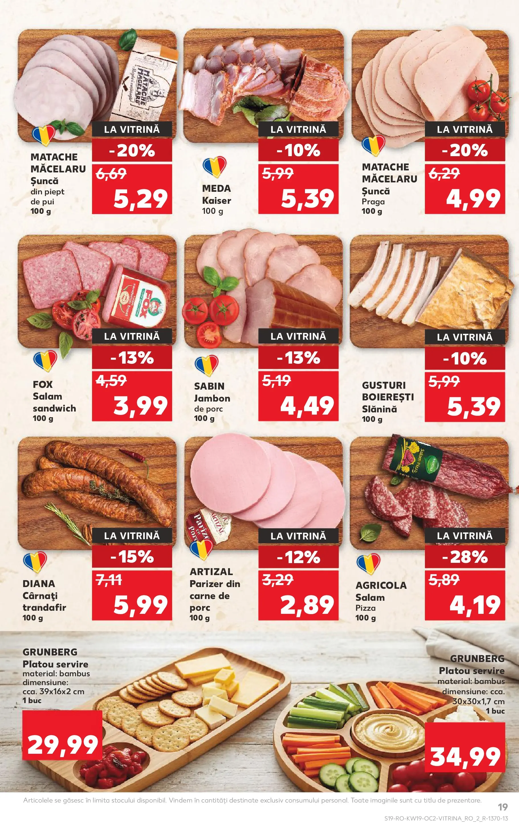 Kaufland Sovata 06.05.2026 - Revista si Oferta | Pagină: 19 | Produse: Trandafir, Vitrină, Bacon, Șuncă