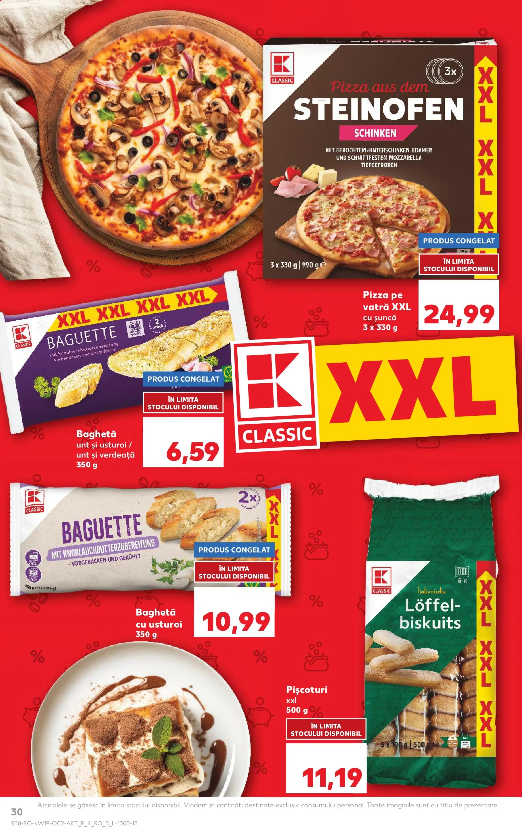 Kaufland Domnesti 06.05.2026 - Revista si Oferta | Pagină: 30 | Produse: Mozzarella, Șuncă, Pizza, Verdeață