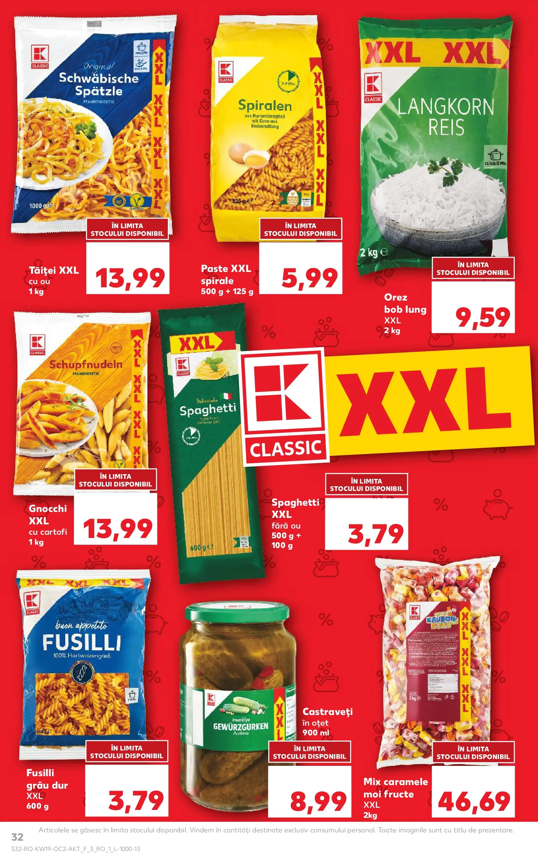 Kaufland Domnesti 06.05.2026 - Revista si Oferta | Pagină: 32 | Produse: Orez, Noodles, Castraveți, Cartofi