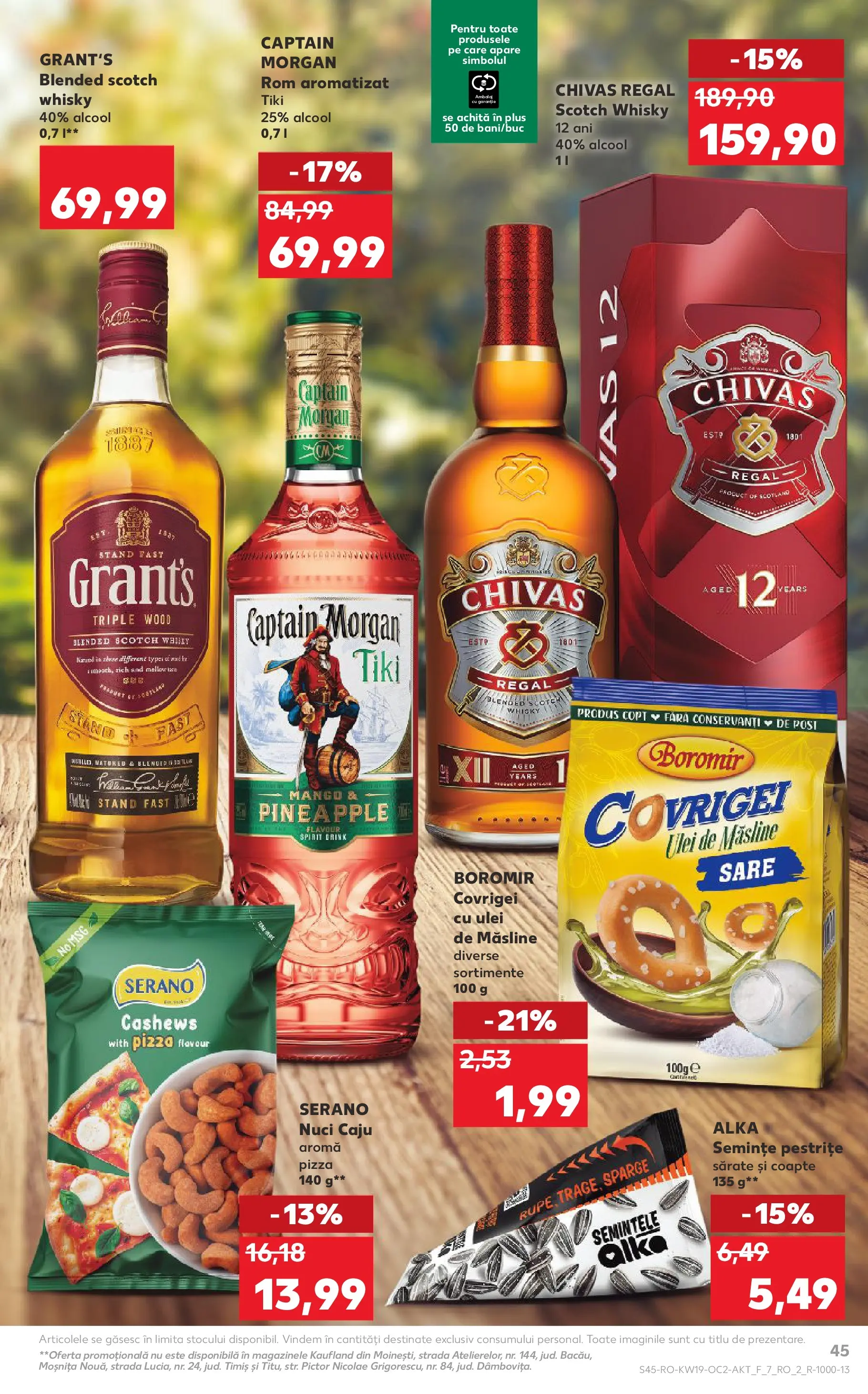 Kaufland Domnesti 06.05.2026 - Revista si Oferta | Pagină: 45 | Produse: Măsline, Semințe, Caju, Mango