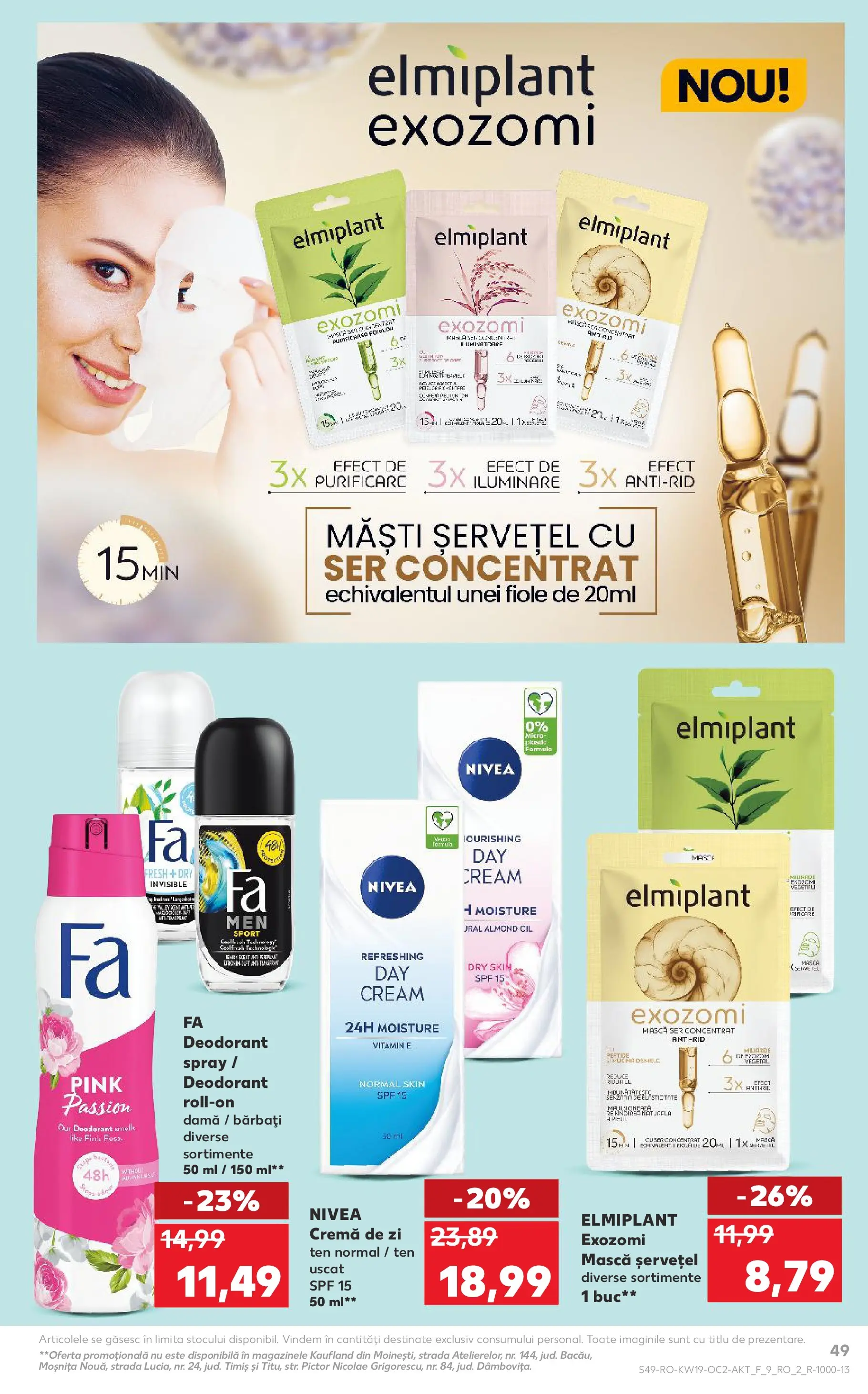 Kaufland Domnesti 06.05.2026 - Revista si Oferta | Pagină: 49 | Produse: Cremă de zi, Cremă, Deodorant