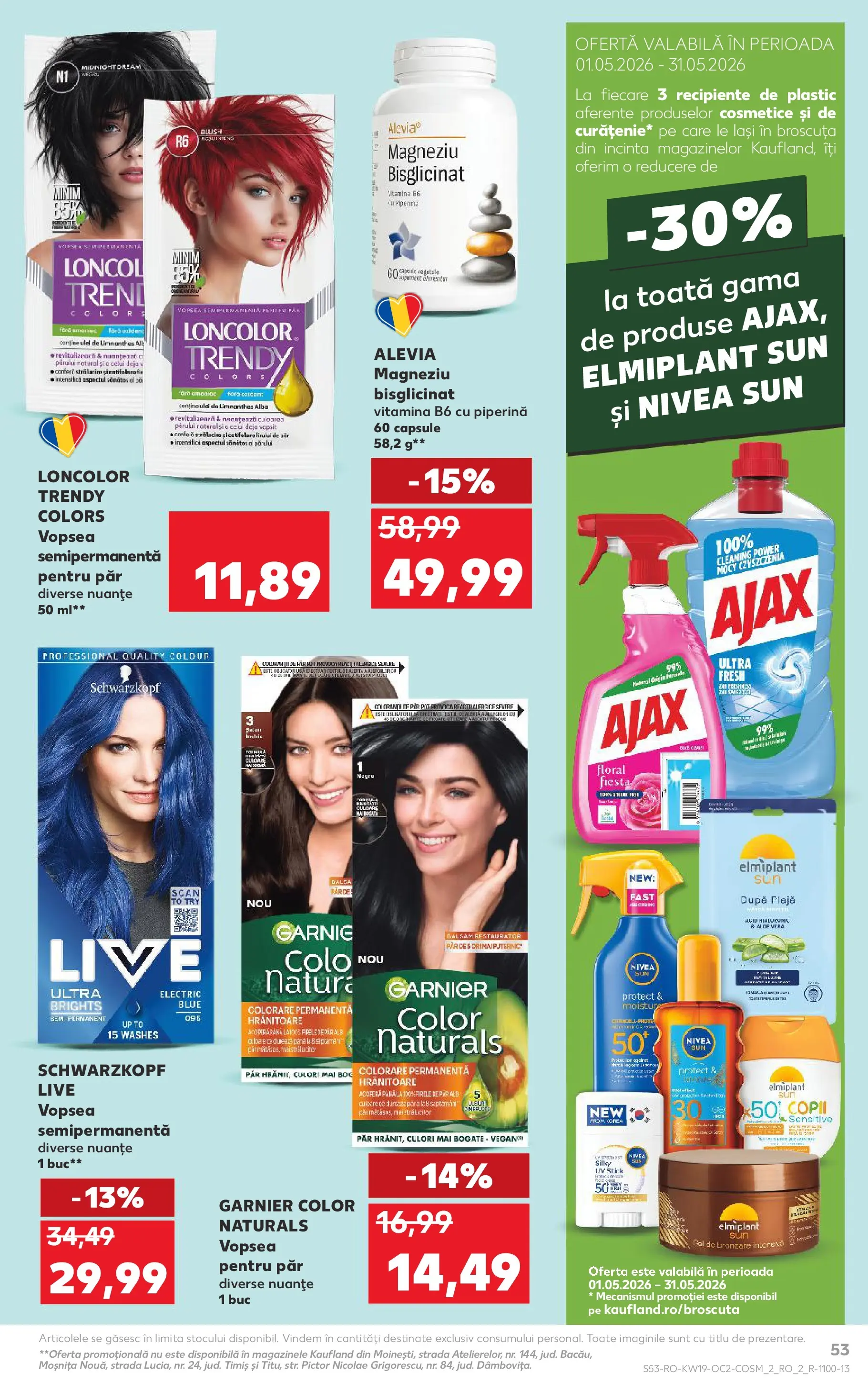 Kaufland Ploiești 06.05.2026 - Revista si Oferta | Pagină: 53 | Produse: Pară, Gel de bronzare, Aloe vera, Balsam