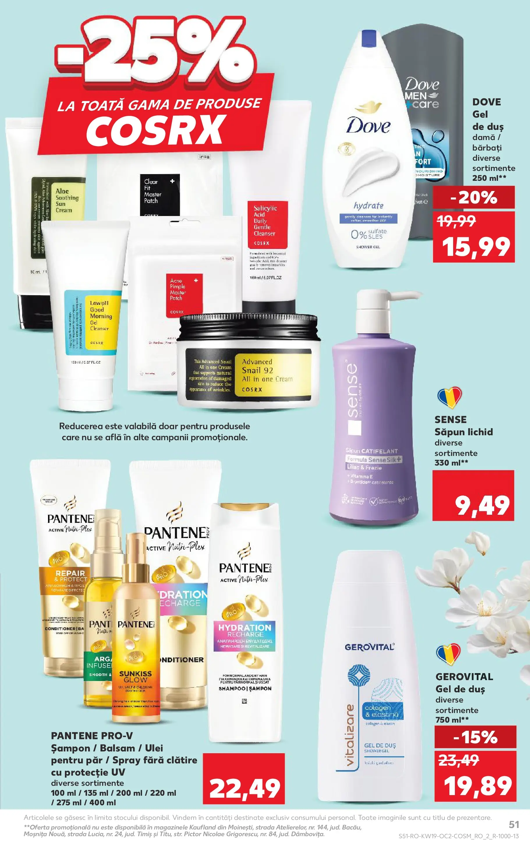 Kaufland Domnesti 06.05.2026 - Revista si Oferta | Pagină: 51 | Produse: Duș, Șampon, Gel de duș, Săpun lichid