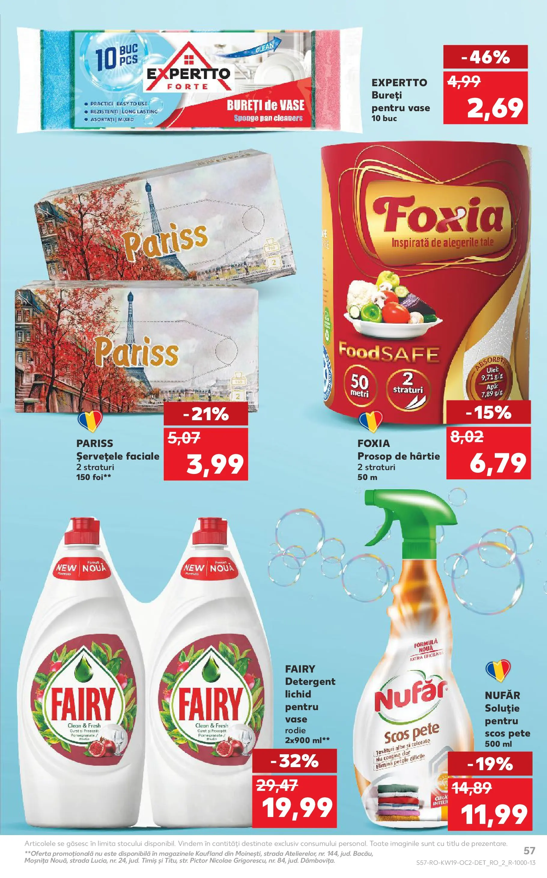 Kaufland Domnesti 06.05.2026 - Revista si Oferta | Pagină: 57 | Produse: Pomelo, Ulei, Detergent, Apă