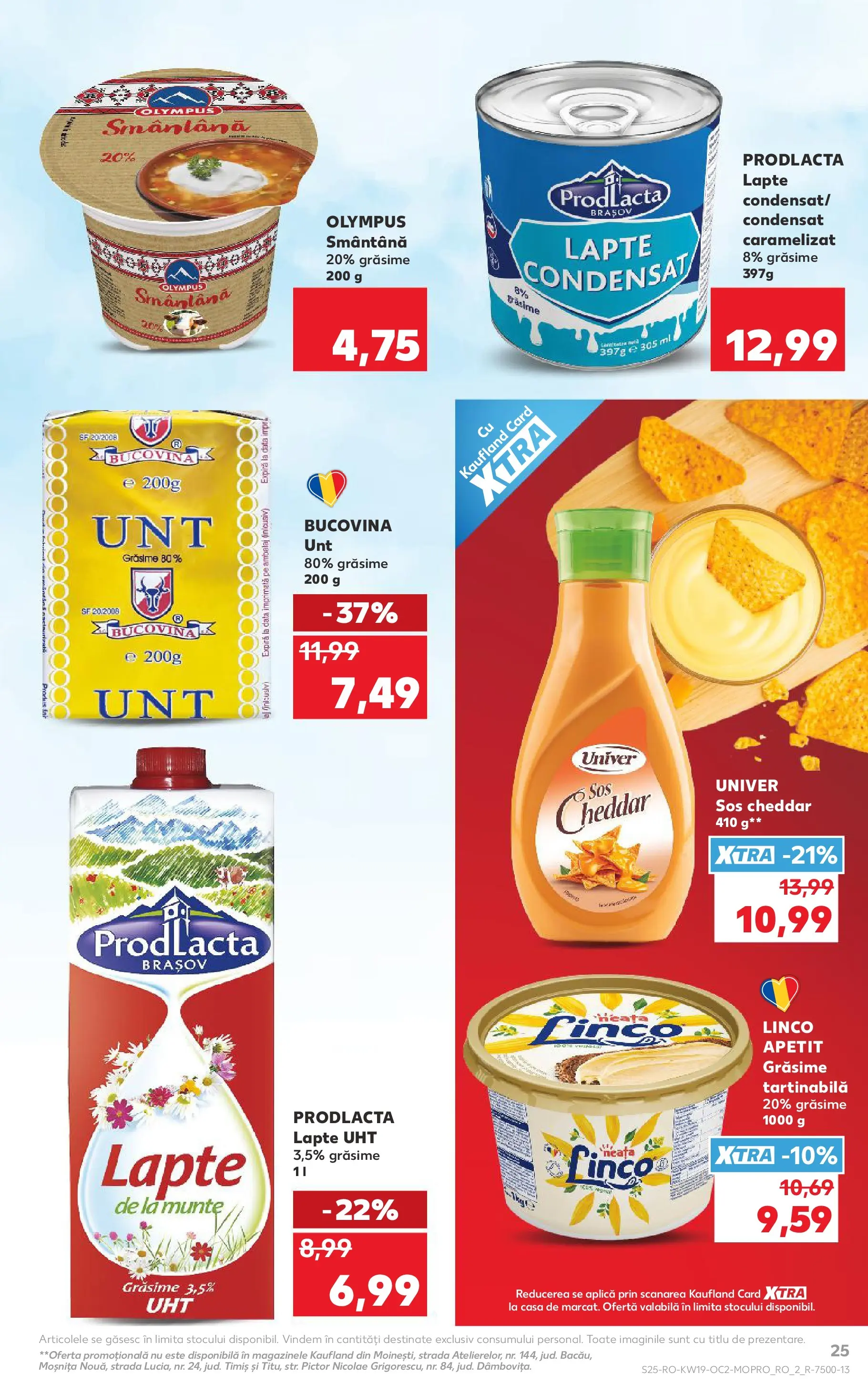 Kaufland Viseu de Sus 06.05.2026 - Revista si Oferta | Pagină: 25 | Produse: Lapte, Unt, Smântână, Sos