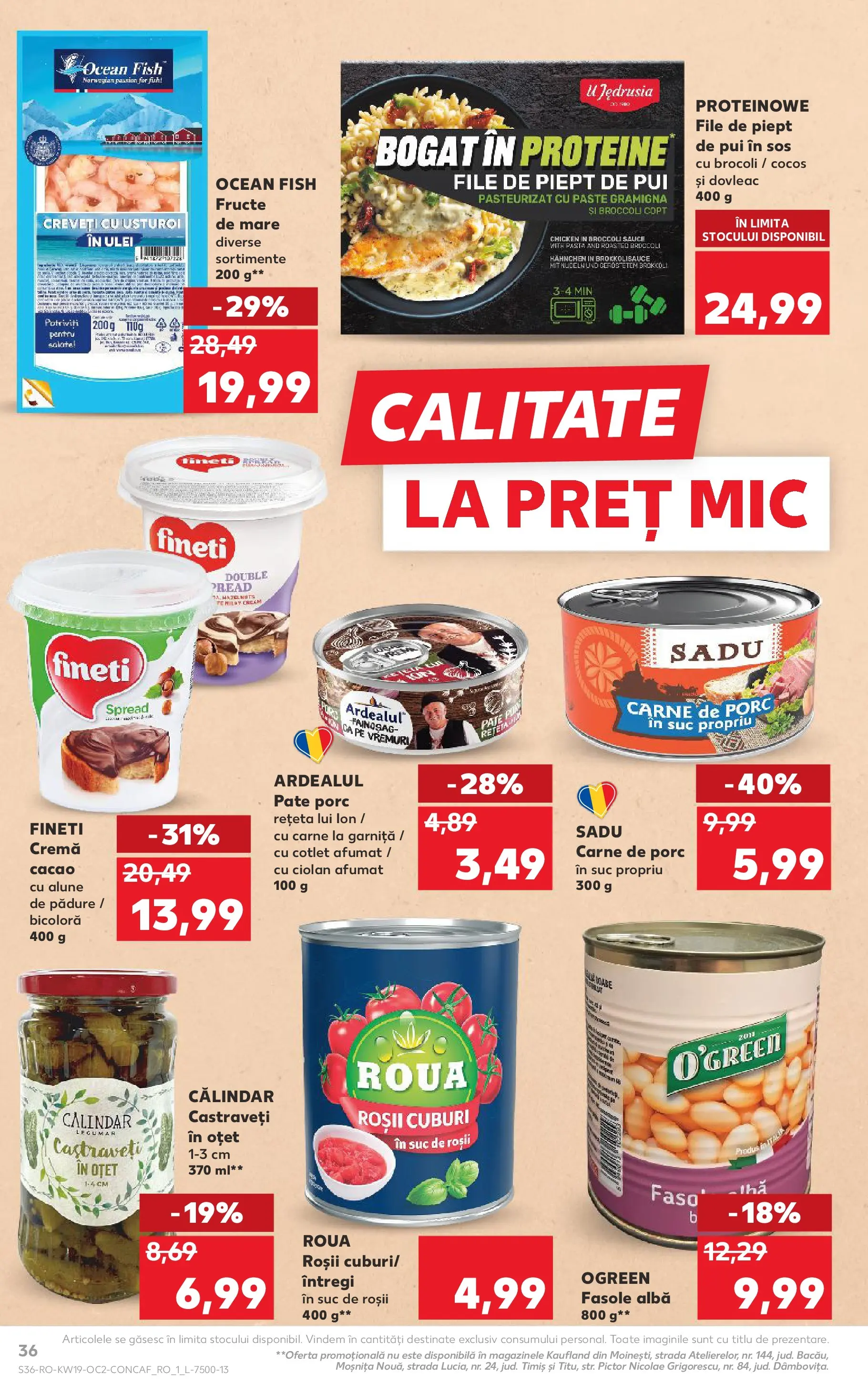 Kaufland Viseu de Sus 06.05.2026 - Revista si Oferta | Pagină: 36 | Produse: Cremă, Roșii, Paste, Fasole albă