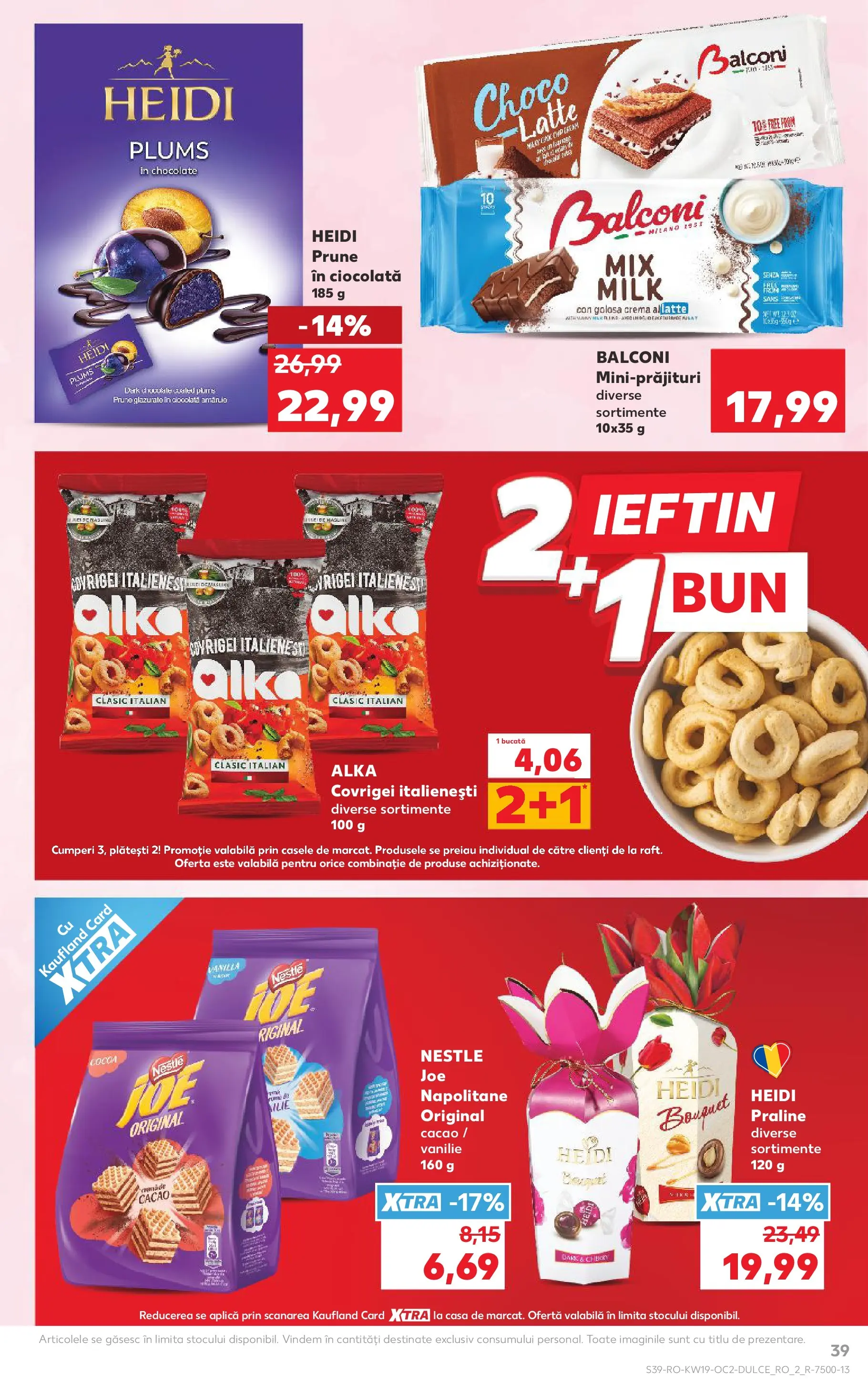Kaufland Viseu de Sus 06.05.2026 - Revista si Oferta | Pagină: 39 | Produse: Napolitane, Praline, Ciocolată, Cacao