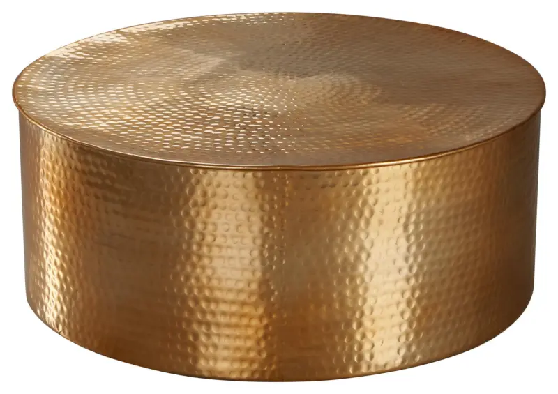 Couchtisch "WL5.486" , &Oslash; ca. 75 cm, gold