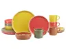 Kombiservice Multicolor, 16-teilig