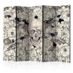 Paravent Inspired by Art Nouveau II Grau/Beige