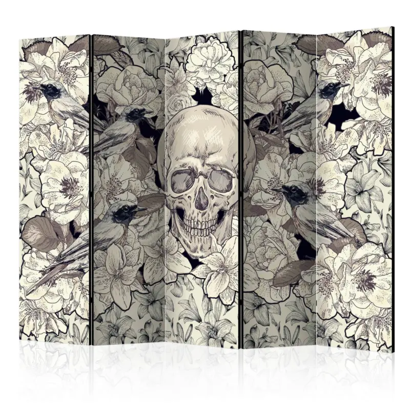 Paravent Inspired by Art Nouveau II Grau/Beige