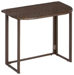 Gartentisch klappbar Metall/Kunststoff L: 90 cm