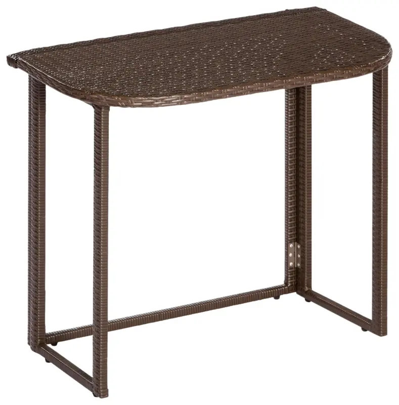 Gartentisch klappbar Metall/Kunststoff L: 90 cm