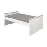 XXXLutz Lauterach - Ihr M&ouml;belhaus bei Bregenz Bett 120/200 cm in Wei&szlig;, Silbereichenfarben