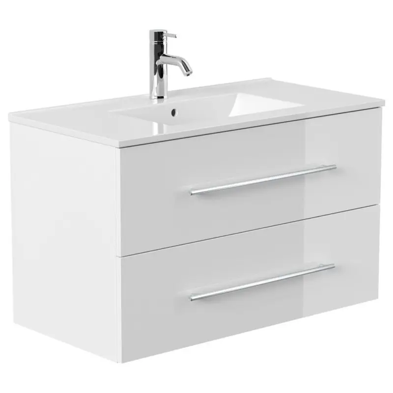 WASCHTISCHKOMBI Homeline, Wei&szlig; HG B: 91 cm