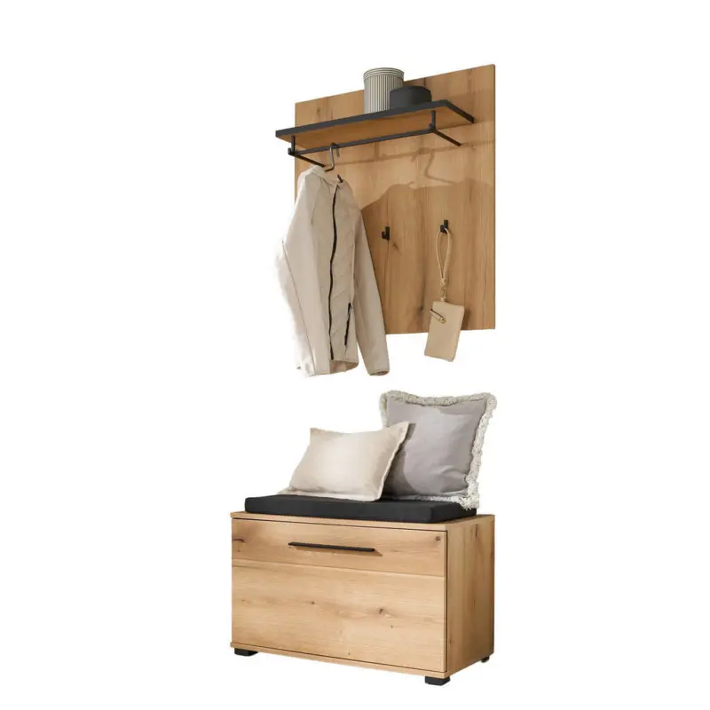Garderobe 3-teilig in 80/200/39 cm