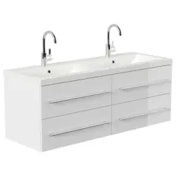 Waschtischkombi Aurelion XL Wei&szlig; HG B: 160 cm