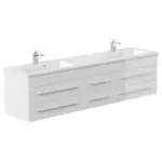 M&ouml;belix WASCHTISCHKOMBI Geant, Wei&szlig; HG B: 200 cm