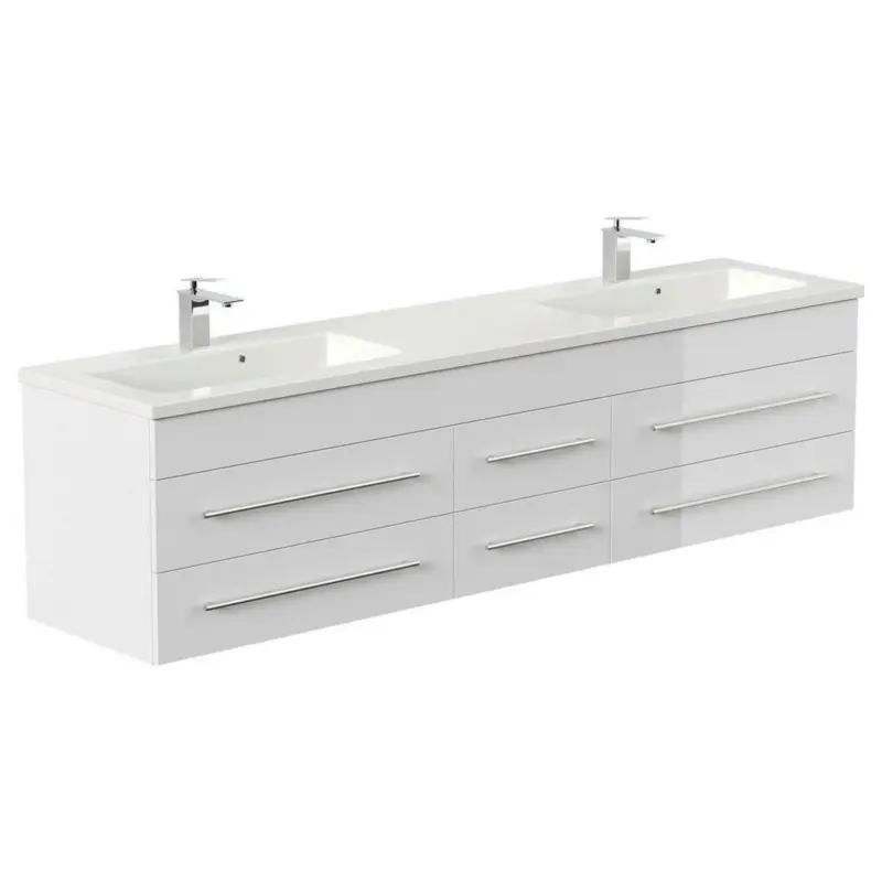 WASCHTISCHKOMBI Geant, Wei&szlig; HG B: 200 cm