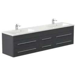 WASCHTISCHKOMBI Geant, Graphitfabren B: 200 cm