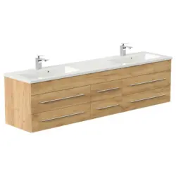 WASCHTISCHKOMBI Geant, Eichefarben B: 200 cm