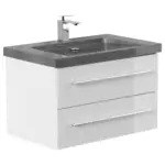 M&ouml;belix WASCHTISCHKOMBI Yamo, Wei&szlig; HG B: 75 cm