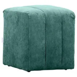 Hocker in Textil Gr&uuml;n