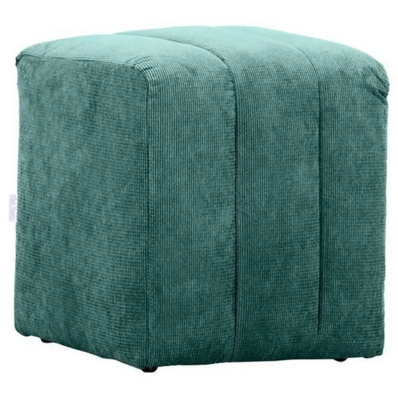 Hocker in Textil Gr&uuml;n