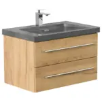 M&ouml;belix WASCHTISCHKOMBI Yamo, Eichefarben B: 75 cm