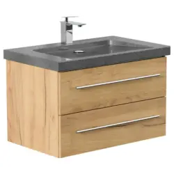 WASCHTISCHKOMBI Yamo, Eichefarben B: 75 cm