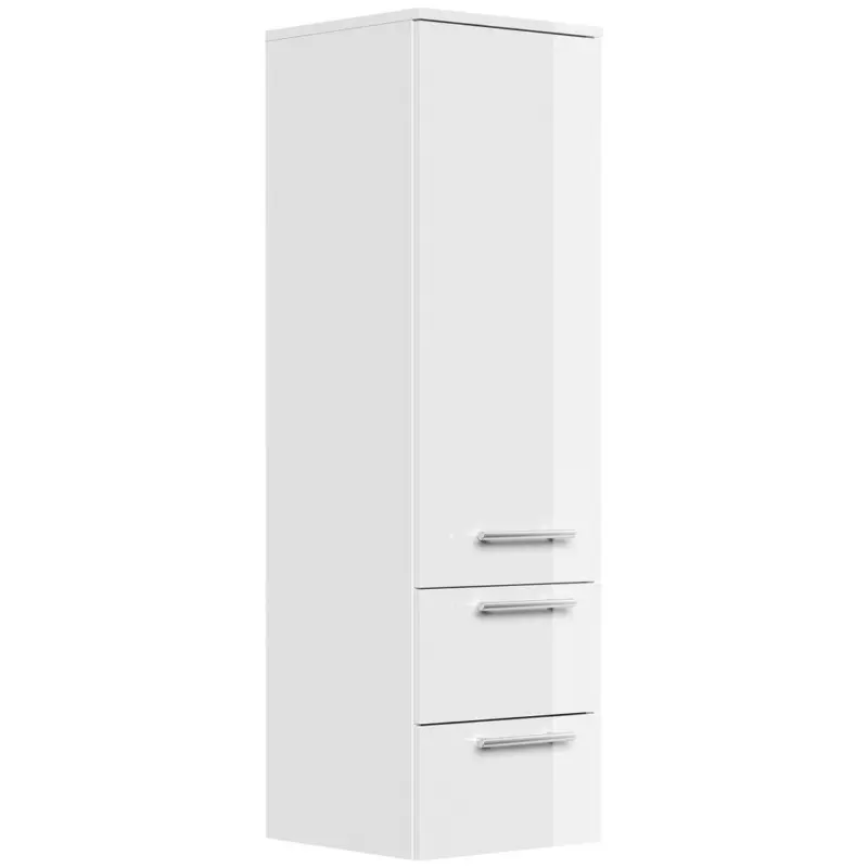 MIDISCHRANK Wei&szlig; Hochglanz B: 35,2cm