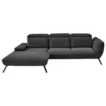 XXXLutz Lauterach - Ihr M&ouml;belhaus bei Bregenz Ecksofa in Cord Anthrazit 196/301 cm