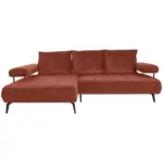 XXXLutz Lauterach - Ihr M&ouml;belhaus bei Bregenz Ecksofa in Webstoff Terracotta 180/266 cm