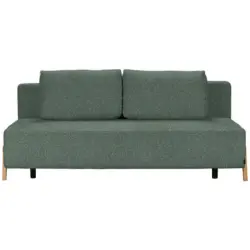 Schlafsofa in Boucl&eacute; Gr&uuml;n