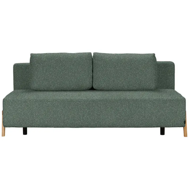Schlafsofa in Boucl&eacute; Gr&uuml;n