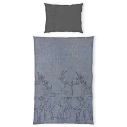Bettw&auml;sche Tom Tailor Melangeflanell-Bettw&auml;sche Renforc&eacute; 140/200 cm
