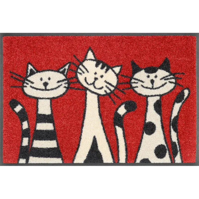 FU&szlig;MATTE 40/60 cm Three Cats