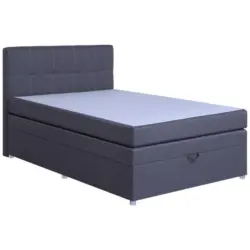 Boxspringbett Royal 140x200 Dunkelgrau