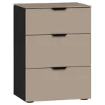 XXXLutz Lauterach - Ihr M&ouml;belhaus bei Bregenz Nachtk&auml;stchen 45/65/43 cm in Schwarz, Hellbraun