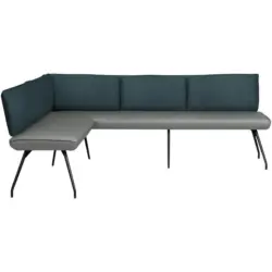 Eckbank 175/205 cm in Graublau