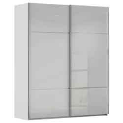 Schwebet&uuml;renschrank in Grau