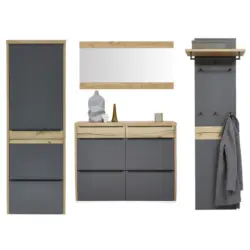 Garderobe 4-teilig in 270/200/32 cm