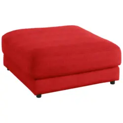 Hocker in Textil Orange