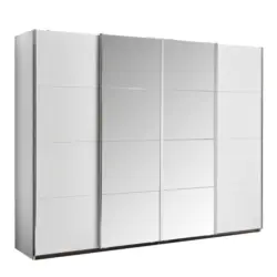 Schwebet&uuml;renschrank in Wei&szlig;