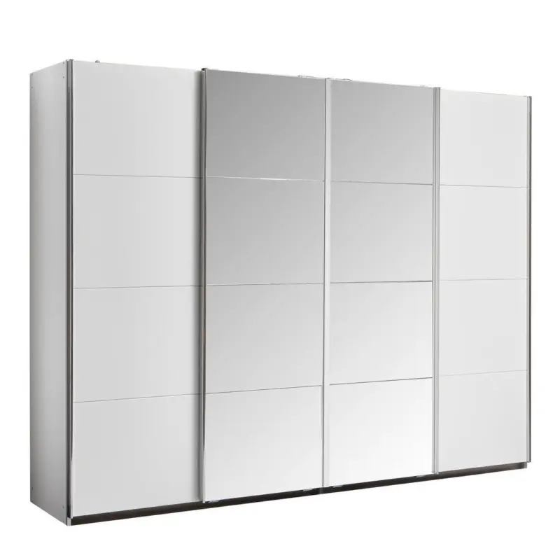 Schwebet&uuml;renschrank in Wei&szlig;