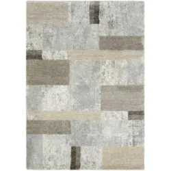 Webteppich 120/170 cm Grau