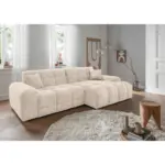 XXXLutz Lauterach - Ihr M&ouml;belhaus bei Bregenz Ecksofa Bosco in Struktur Creme 301/152 cm
