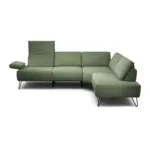 XXXLutz Lauterach - Ihr M&ouml;belhaus bei Bregenz Ecksofa Cosy in Chenille Waldgr&uuml;n 248-263/193 cm