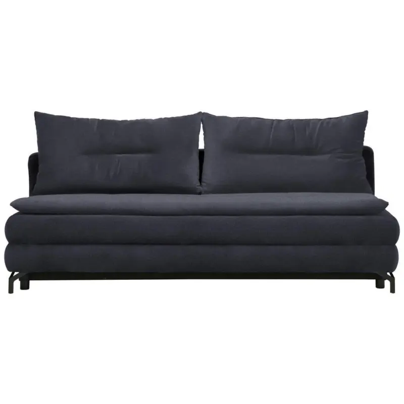 Schlafsofa in Flachgewebe Anthrazit